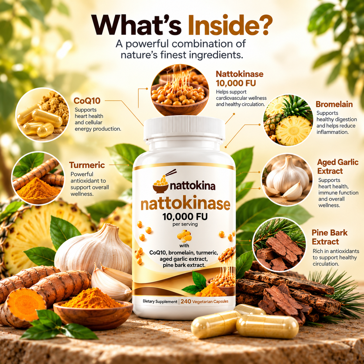 Nattokinase Complex Capsules